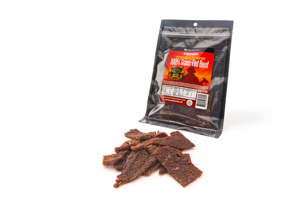 100% Grass-Fed Pepper Flavor Beef Jerky